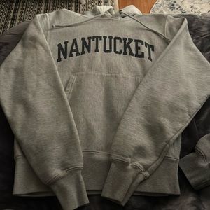 gray champion nantucket sweatshirt, xs